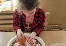 Amelka i marchewkowy obrazek
