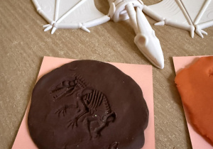 Skamieliny wykonane przez dzieci