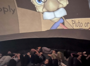 Kosmiczna podróż w naszym przedszkolu- mobilne planetarium