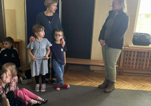 Dzieci dziękują Pani Leśnik