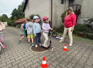 Rowerowe przygody w grupie „Jabłcusie”